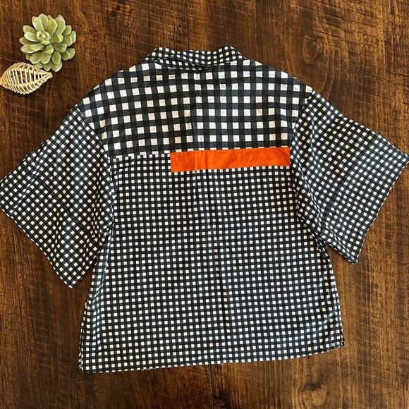 The Kit. | Noor Boxy Shirt & Mini Skirt Set, Gingham - Picture 9 of 16